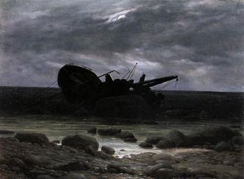 卡斯帕爾 大衛 弗裡德裡希 Wreck In The Moonlight